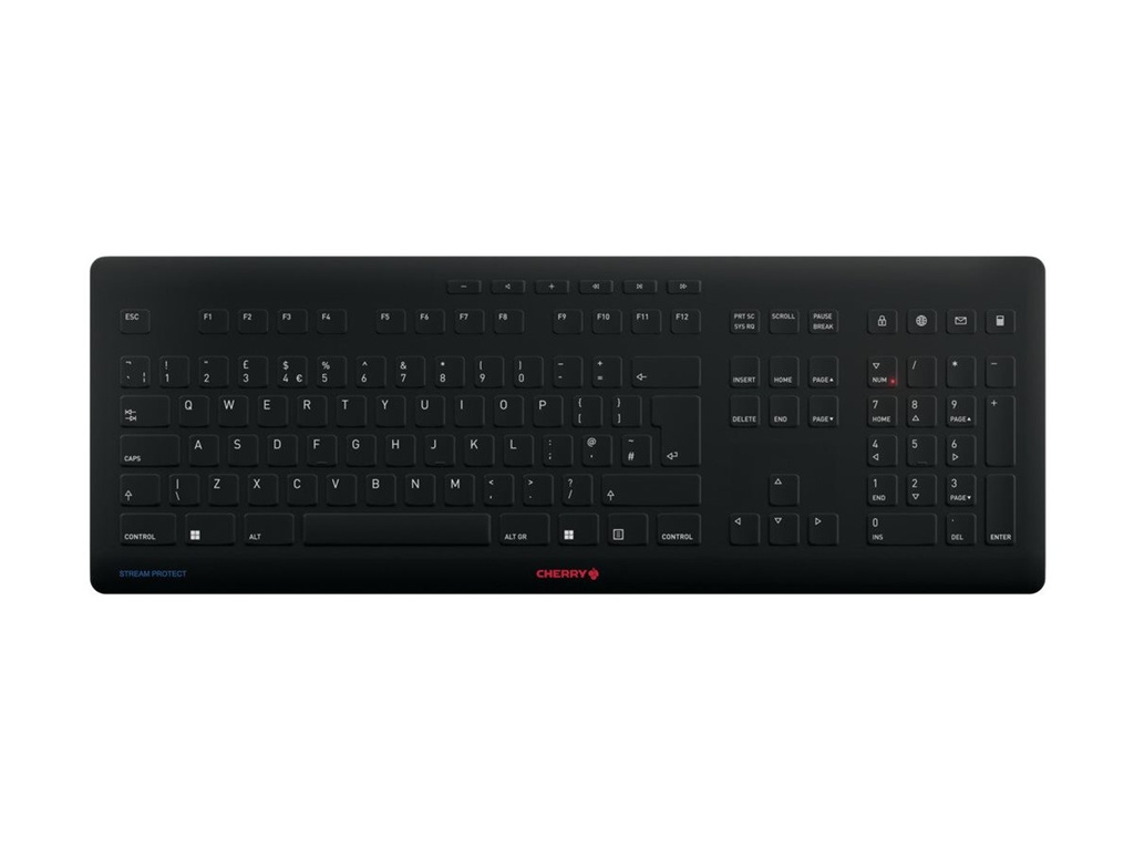 Cherry STREAM PROTECT - Tastatur - kabellos