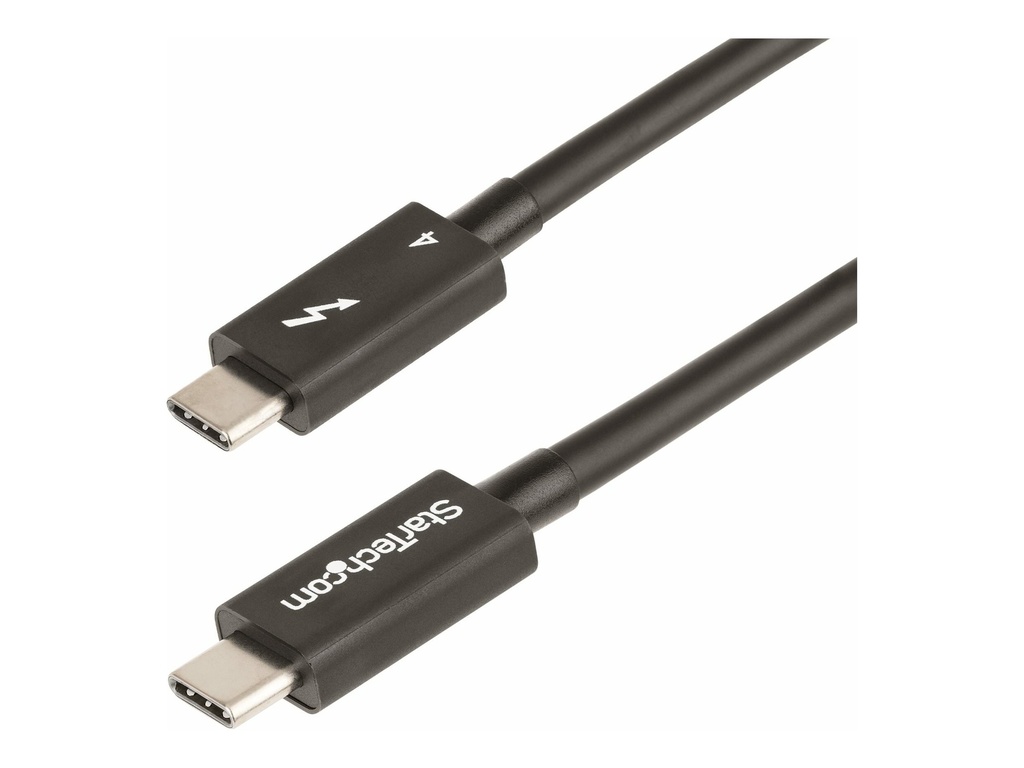 StarTech.com 50cm Thunderbolt 4 Kabel, 40Gbit/s, 100W, Intel-zertifiziert - Thunderbolt-Kabel - Thunderbolt 4 (M)