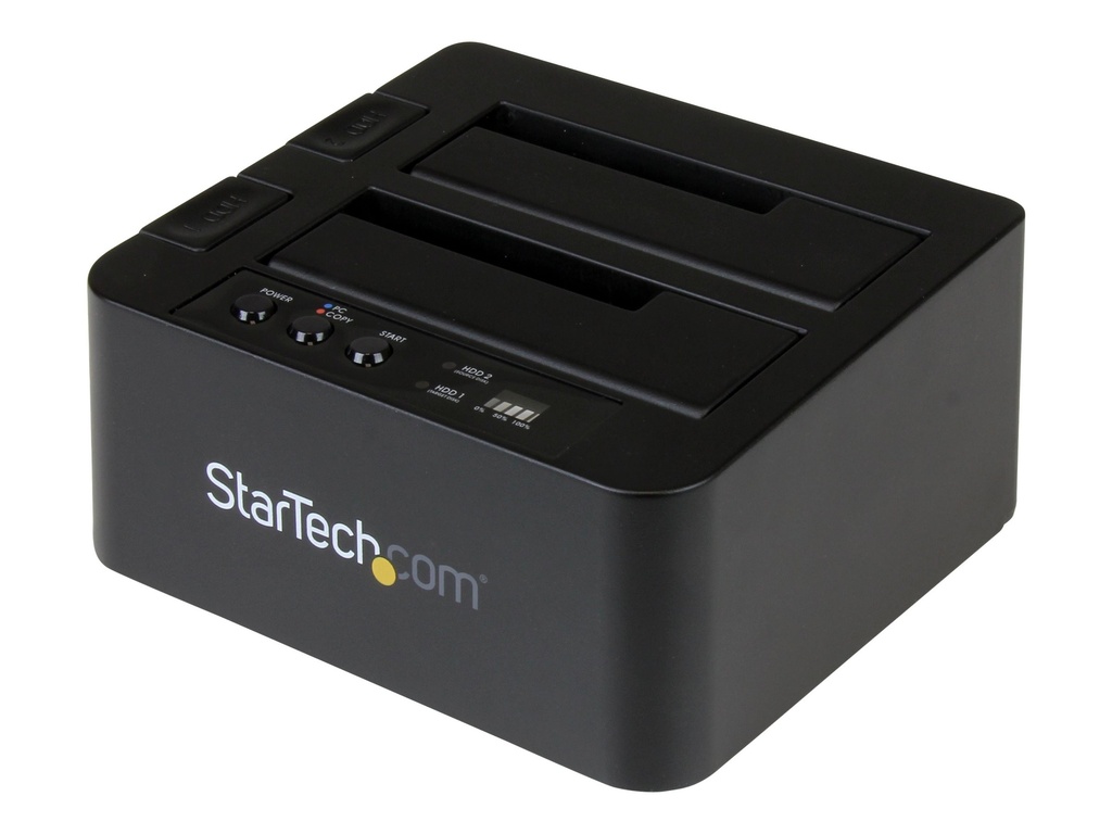 StarTech.com StarTech Selbständiger Festplatten-Kopierer, USB HDD Duplikator/Dock - Festplattenduplikator - 2 Schächte (SATA-300)