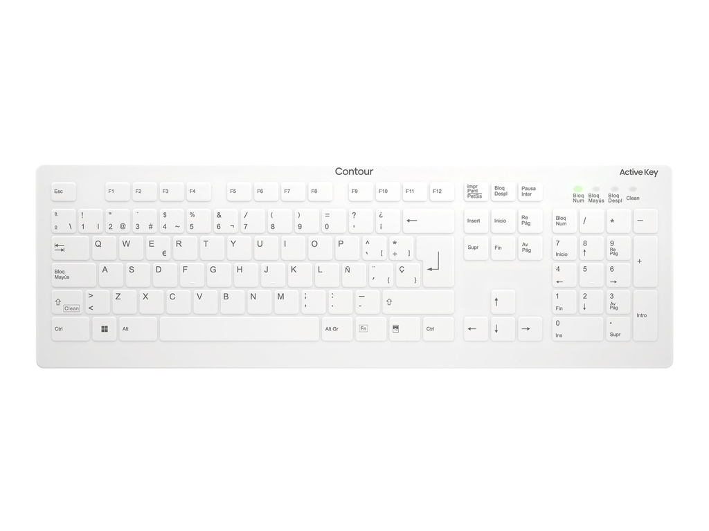 Cherry Contour Active Key AK-C8112 - Tastatur - medizinisch