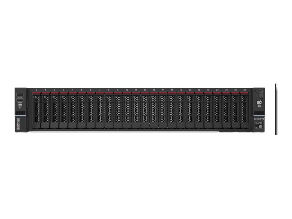 Lenovo ThinkSystem SR650 V4 7DGD - Server - Rack-Montage - 2U - zweiweg - 1 x Xeon 6515P / 2.3 GHz - RAM 32 GB - SAS - Hot-Swap 6.4 cm (2.5")