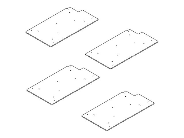 Dell  Filtermedium - Kundeninstallation (Packung mit 4)