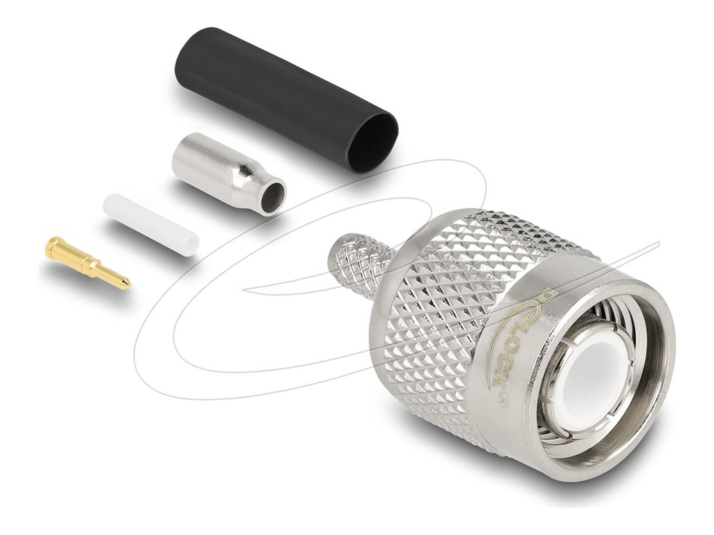 Delock Antennenanschluss - TNC (M) quetschen