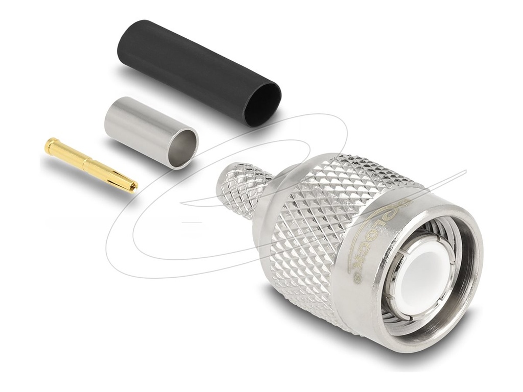 Delock Antennenanschluss - TNC (M) quetschen