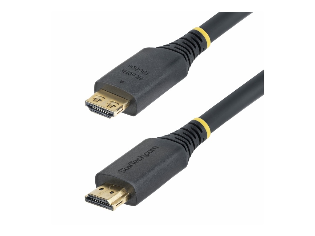 StarTech.com High Speed - HDMI-Kabel - HDMI männlich zu HDMI männlich - 7 m - abgeschirmt - Schwarz - halogenfrei, passiv, 4K60Hz-Unterstützung, 1440p (UWQHD)