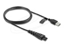 Delock Stromkabel - USB (M) zu 2-polig (M)