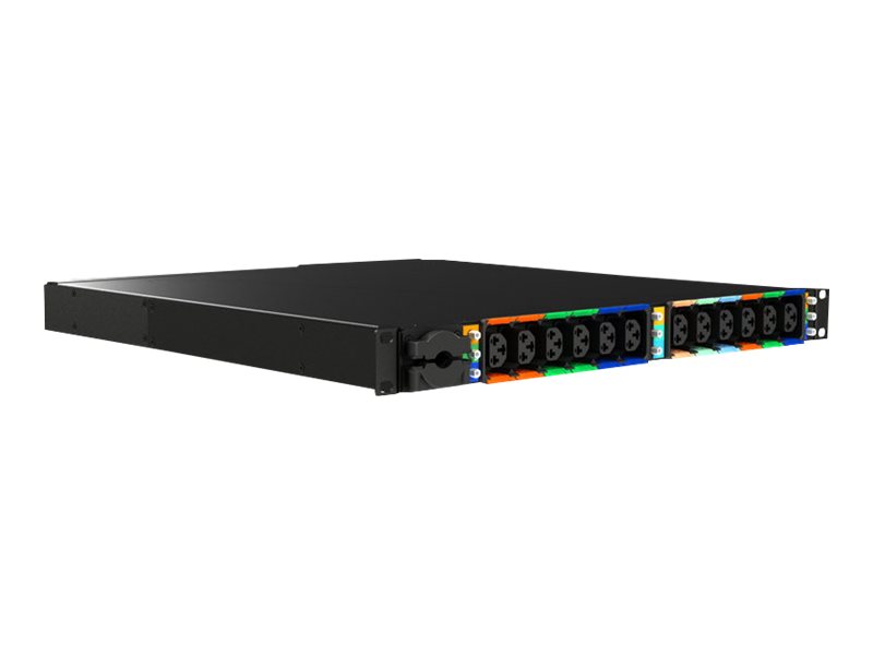 Lenovo Stromverteilungseinheit (Rack - einbaufähig) - geschaltet und überwacht - Wechselstrom 200-240 V - 3-Phasen Delta - Ethernet 10/100/1000 - Eingabe, Eingang IEC 60309 3P+N+E - Ausgangsanschlüsse: 18 (IEC 60320 C13/C19)