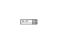 Zebra Trim-Panel und Namensschilder (203 &
