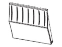 Zebra Vordere untere Paneele Set