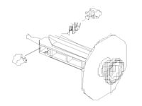 Epson Baugruppe Papier-Aufnahmewelle