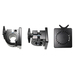 Brodit Pipe Mount with mounting plate - Aktive Halterung - Drinnen - Schwarz