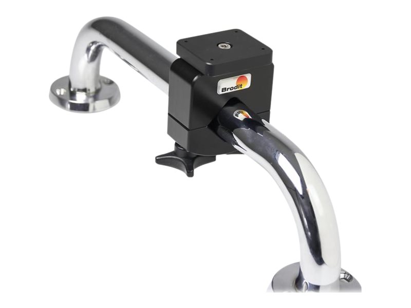 Brodit Pipe Mount with Mounting Plate - Rohrschelle