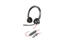 Poly Blackwire 3320 Stereo Headset - Headset - 20 KHz