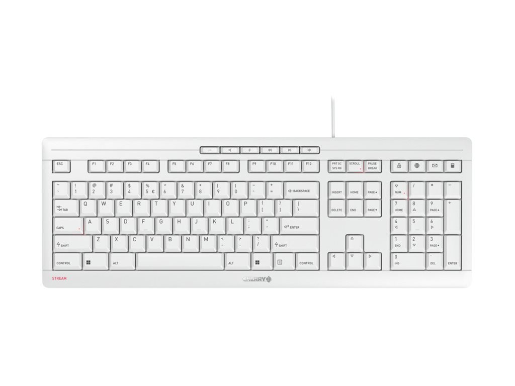 Cherry STREAM KEYBOARD - Tastatur - 100% - full