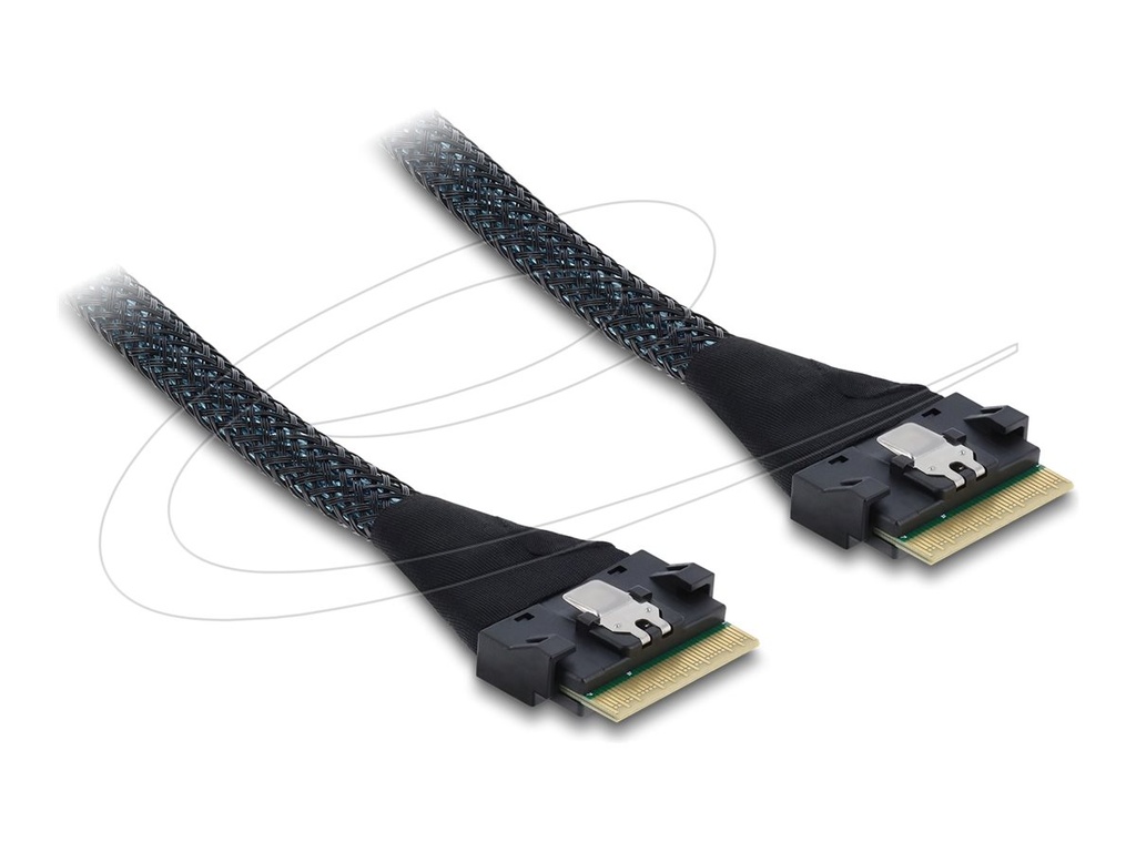 Delock Internes SAS-Kabel - 8i Slim SAS (SFF-8654)