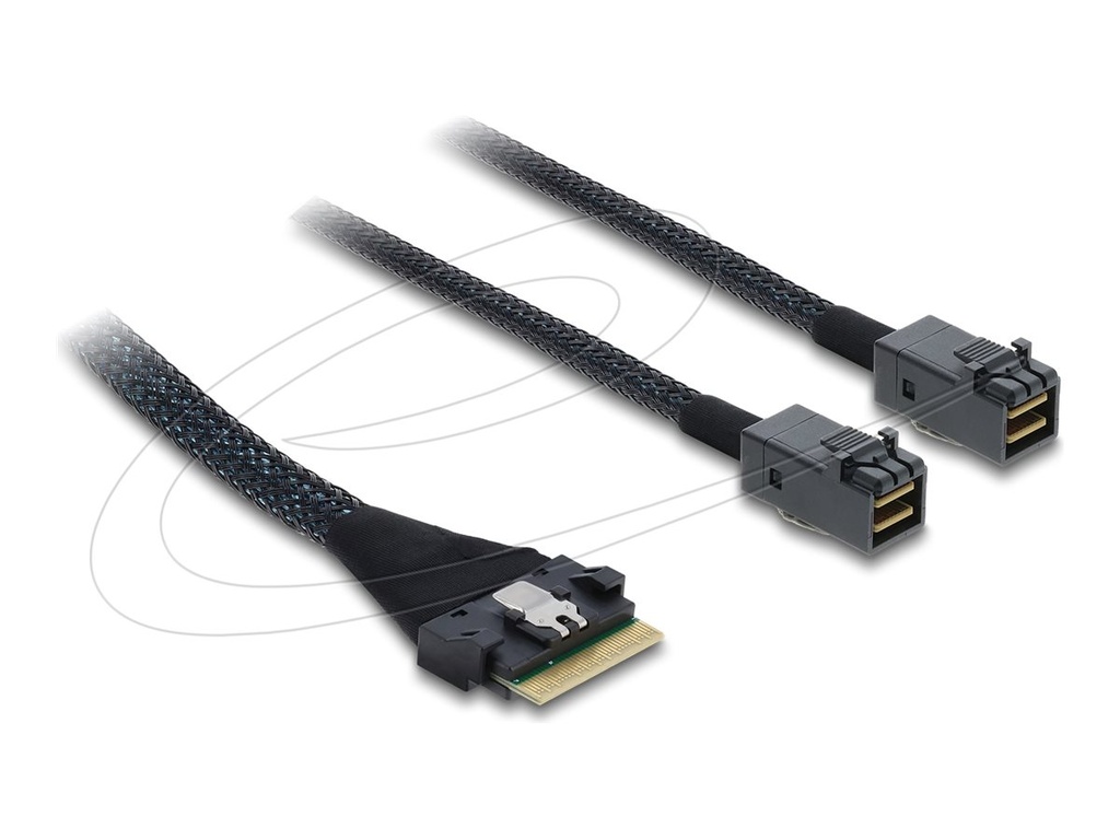 Delock Internes SAS-Kabel - 8i Slim SAS (SFF-8654)