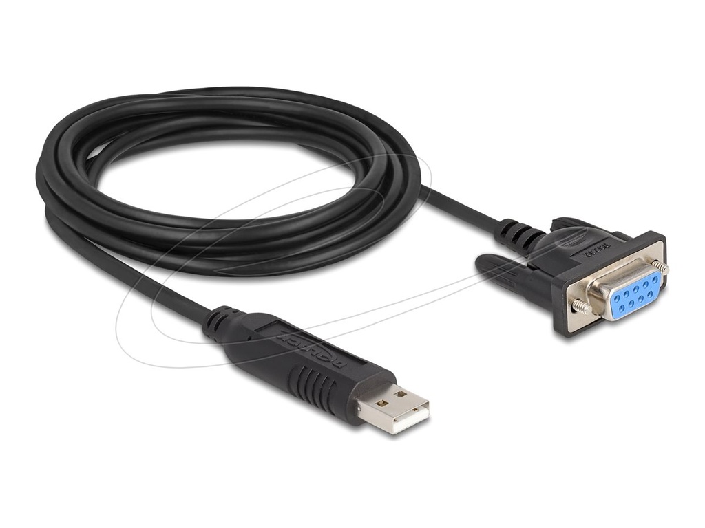 Delock Kabel USB / seriell - USB (M) zu DB-9 (W)