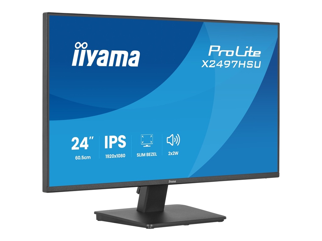 Iiyama ProLite X2497HSU-B1 - LED-Monitor - 60.5 cm (23.8")