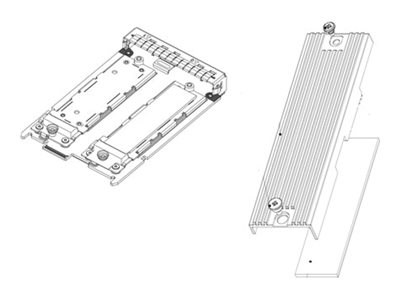 Dell Single - Interposer-Platte - M.2 Card