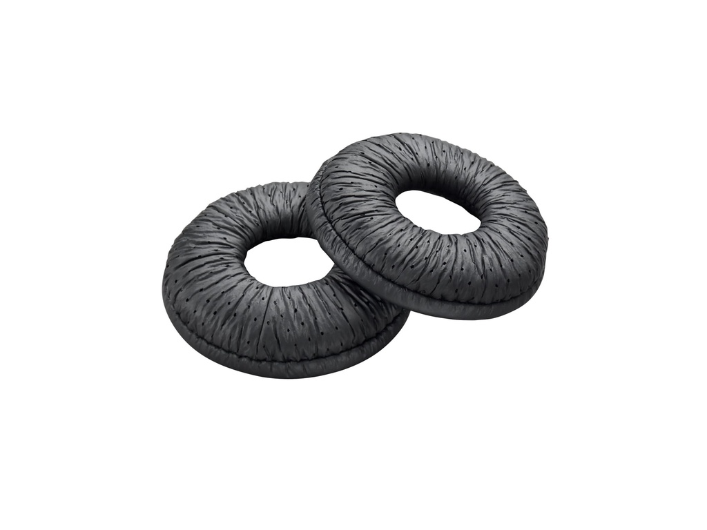 Poly HP Poly - Ohrpolster für drahtloses Headset - Kunstleder - Schwarz (Packung mit 2)
