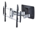 StarTech.com Befestigungskit (Wandmontage, 2 vertikale Haltebügel) - neigbar - für Flachbildschirm - flaches Profil - Aluminium, Stahl - Bildschirmgröße: 81.3-254 cm (32"-100")