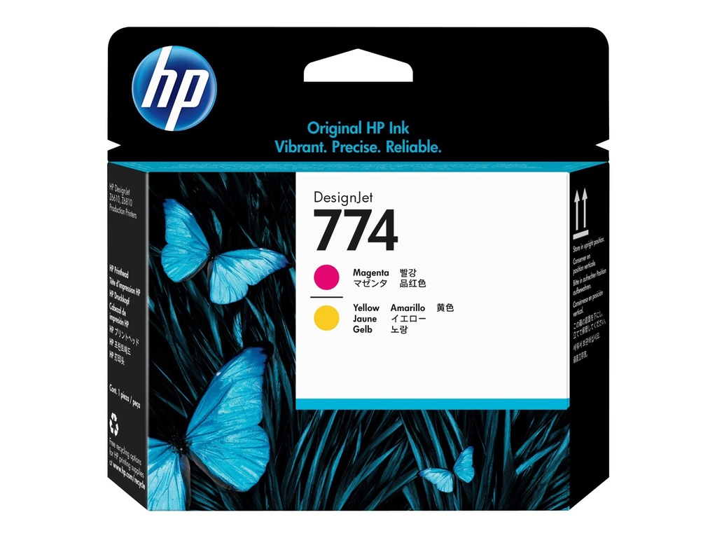 HP 774 - Gelb, Magenta - Druckkopf - für DesignJet