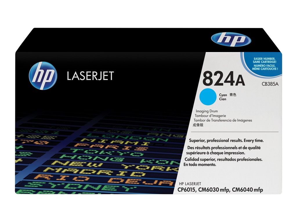 HP 824A - Cyan - original - Trommeleinheit - für Color LaserJet CM6040