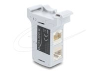 Delock Netzwerkkoppler - RJ-45 (W) zu RJ-45 (W)