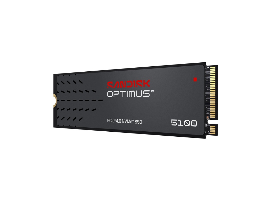 SanDisk Optimus 5100 - SSD - 500 GB - intern - M.2 2280 - PCIe 4.0 x4 (NVMe)