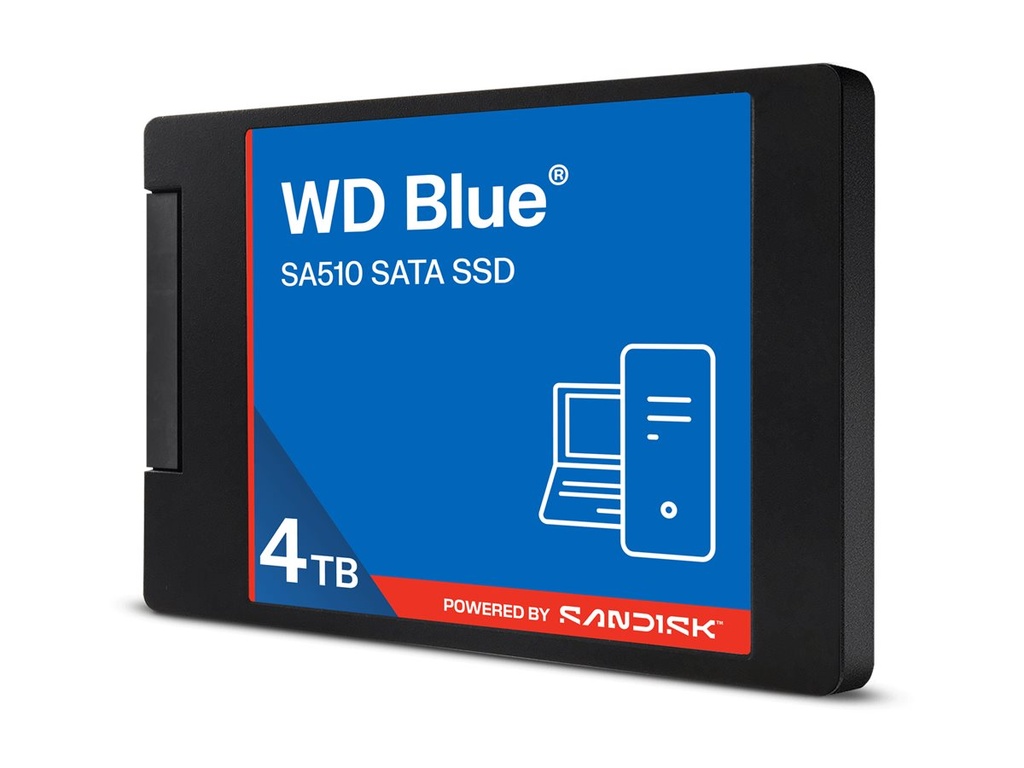SanDisk WD Blue SA510 - SSD - 4 TB - intern - 2.5" (6.4 cm)