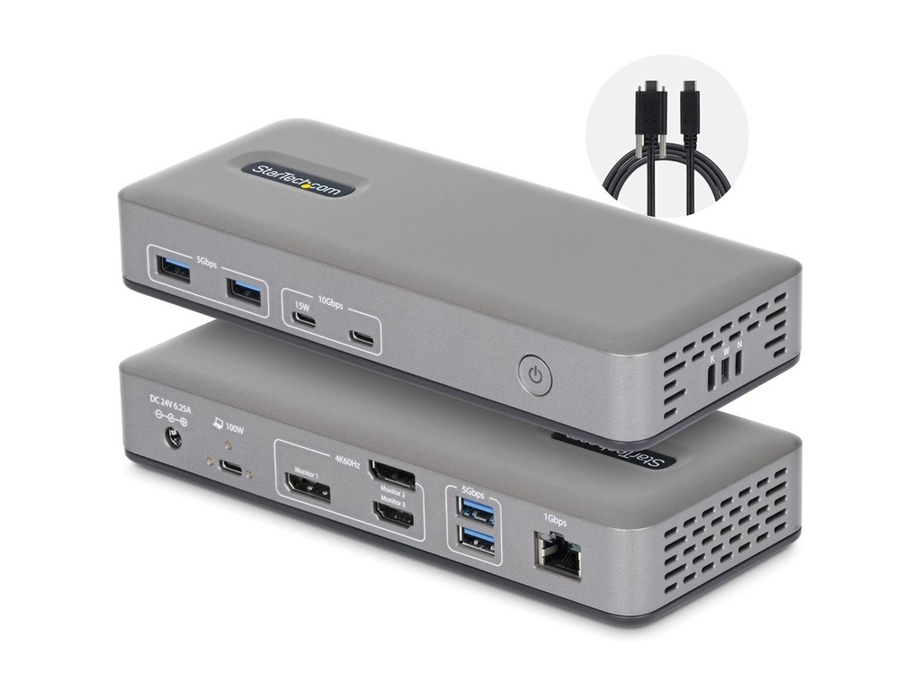 StarTech.com Startech - Dockingstation - für Laptop - USB-C