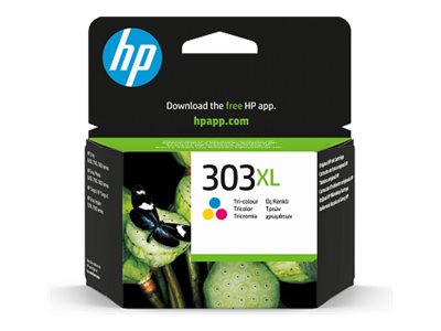 HP 303XL - 10 ml - Hohe Ergiebigkeit - Farbe (Cyan, Magenta, Gelb)