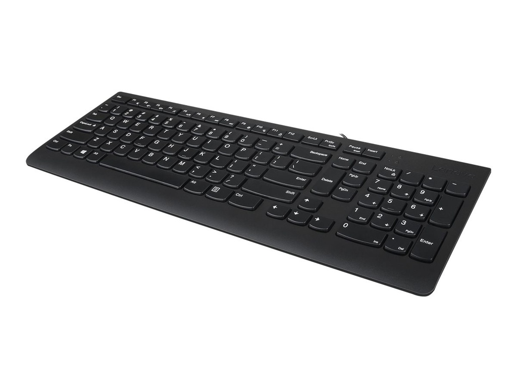 Lenovo 300 - Tastatur - USB - Deutsch - Schwarz