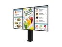 Peerless AV - Aufstellung - minimalistisch - für Flachbildschirm - Outdoor - Schwarz - Bildschirmgröße: 139.7 cm (55")