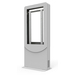 Peerless KIPC2542B-S-EUK - 42" Floor Standing Totem/Portrait Kiosk