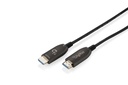 DIGITUS HDMI AOC Hybrid Glasfaserkabel, UHD 8K, 100 m
