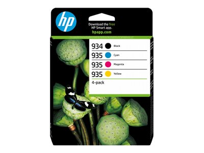 HP 934/935 - 4er-Pack - Schwarz, Gelb, Cyan