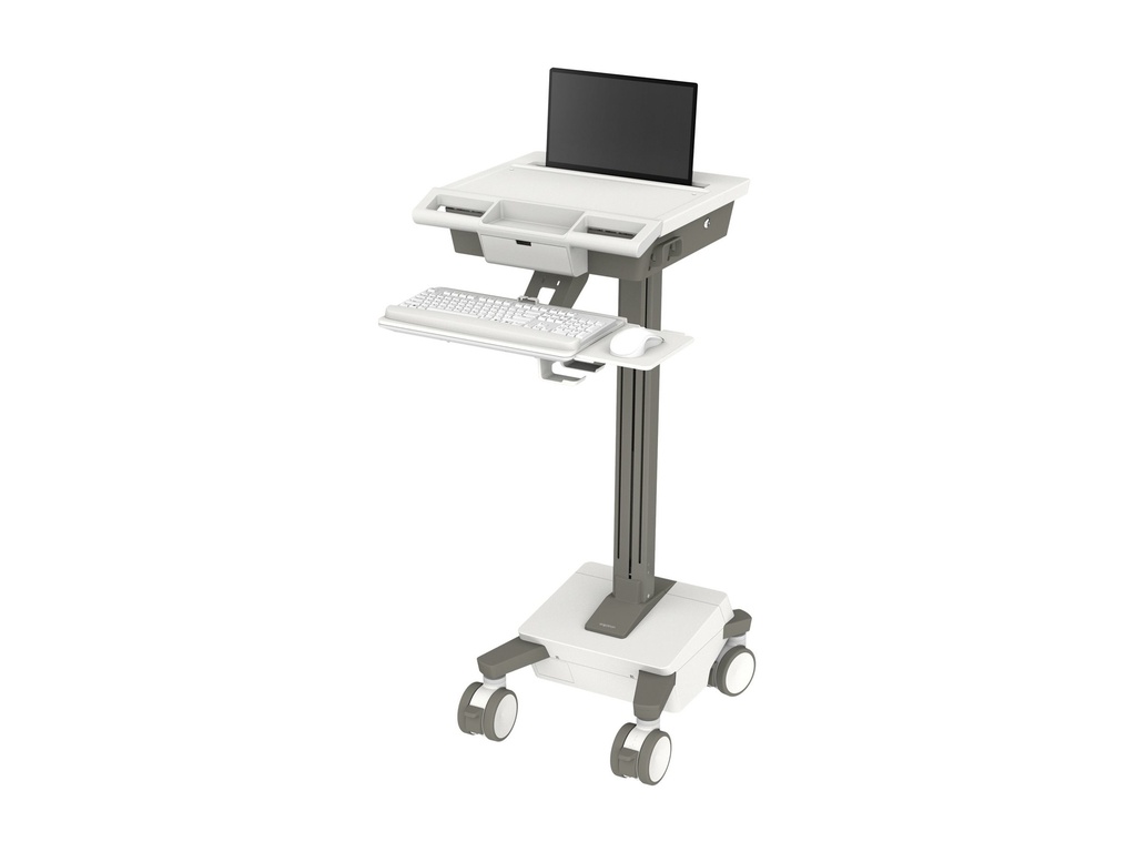 Ergotron Mosaic - Wagen - Constant Force-Höhenverstellung - für LCD-Display / PC-Ausrüstung - Laptop, Stufe 3, Std 3x3x3 - verriegelbar - medizinisch - Bildschirmgröße: bis zu 39,6 cm (bis zu 15,6 Zoll)