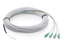 DIGITUS FTTH Drop Kabel, Singlemode, 4 Fasern, 4 LC/APC, 50 m