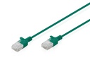DIGITUS CAT 6 U-UTP Slim Patchkabel, 1,5 m, Grün