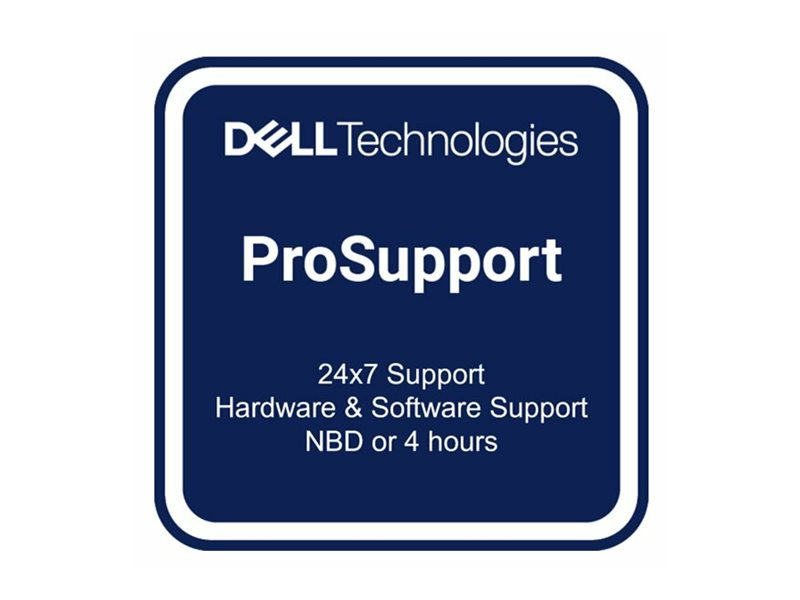 Dell Erweiterung von 3 Jahre Next Business Day auf 5 Jahre ProSupport 4H - Serviceerweiterung - Arbeitszeit und Ersatzteile (für Server)