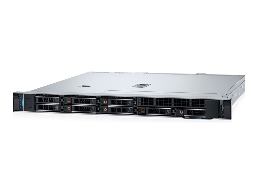 Dell PowerEdge R360 - Server - Rack-Montage - 1U - 1-Weg - 1 x Xeon 6369P / 3.3 GHz - RAM 32 GB - SAS - Hot-Swap 6.4 cm (2.5")