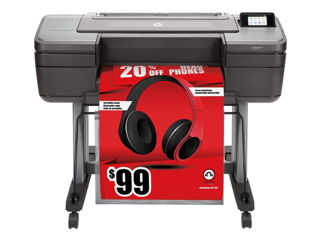 HP DesignJet Z6 PostScript - 610 mm (24") Großformatdrucker - Farbe - Tintenstrahl - Rolle (61 cm)