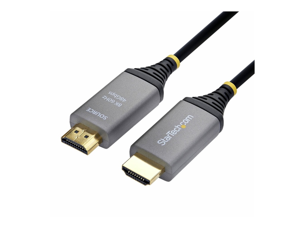 StarTech.com Startech - Ultra High Speed - HDMI-Kabel - HDMI männlich zu HDMI männlich - 20 m - Hybrid Kupfer/Kohlefaser - Schwarz - Active Optical Cable (AOC)