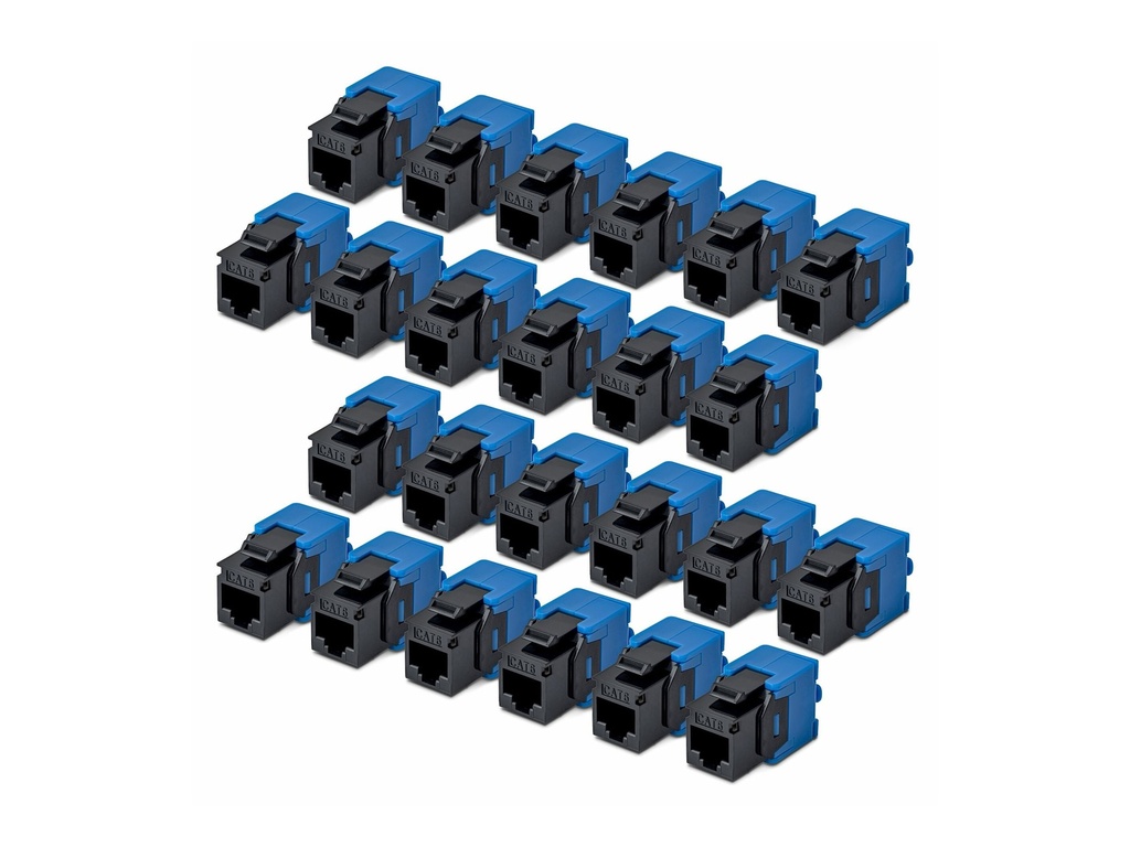 StarTech.com Cat6 Keystone Jack 24-Pack 180-Deg - Netzwerk - CAT 6
