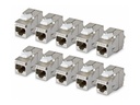 StarTech.com Cat6a Keystone Jack 10-Pack 180-Deg - Netzwerk - CAT 6a