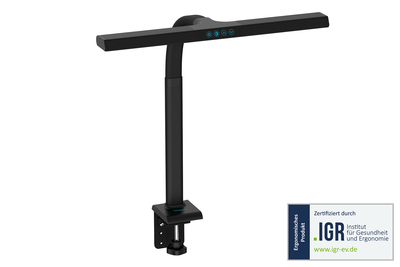 DIGITUS LED Desk Lamp  - 50cm, 1025lm, 7W, Schwarz