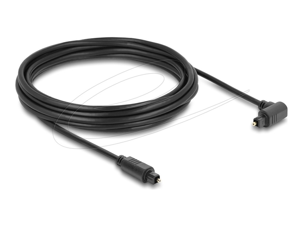 Delock Digitales Audio-Kabel (optisch) - TOSLINK männlich gewinkelt zu TOSLINK männlich
