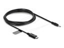 Delock USB-Kabel - USB-C (M) zu power DC jack 2.5 mm (ID: 0.7 mm)