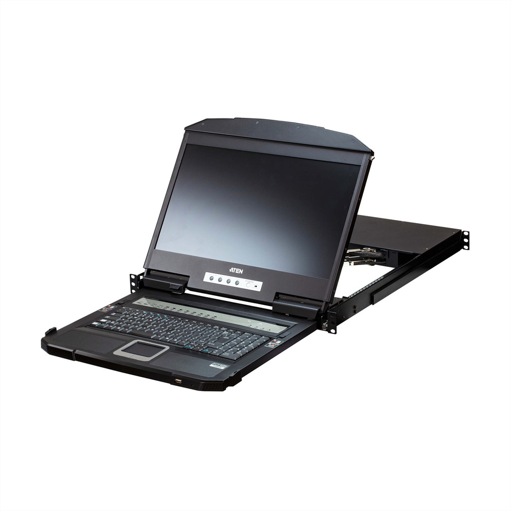 ATEN CL3884NW CH 4-Port MV LCD KVM Sw Multi-View Dual Rail WideSceen